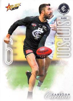 2019 Select Footy Stars #41 Kade Simpson Front